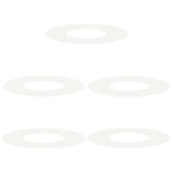 Flat Tree Rings 5 pcs White Ø30 / 60 cm Steel