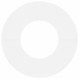 Flat Tree Rings 5 pcs White Ø30 / 60 cm Steel