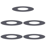 Flat Tree Rings 5 pcs Anthracite Ø30 / 60 cm Steel