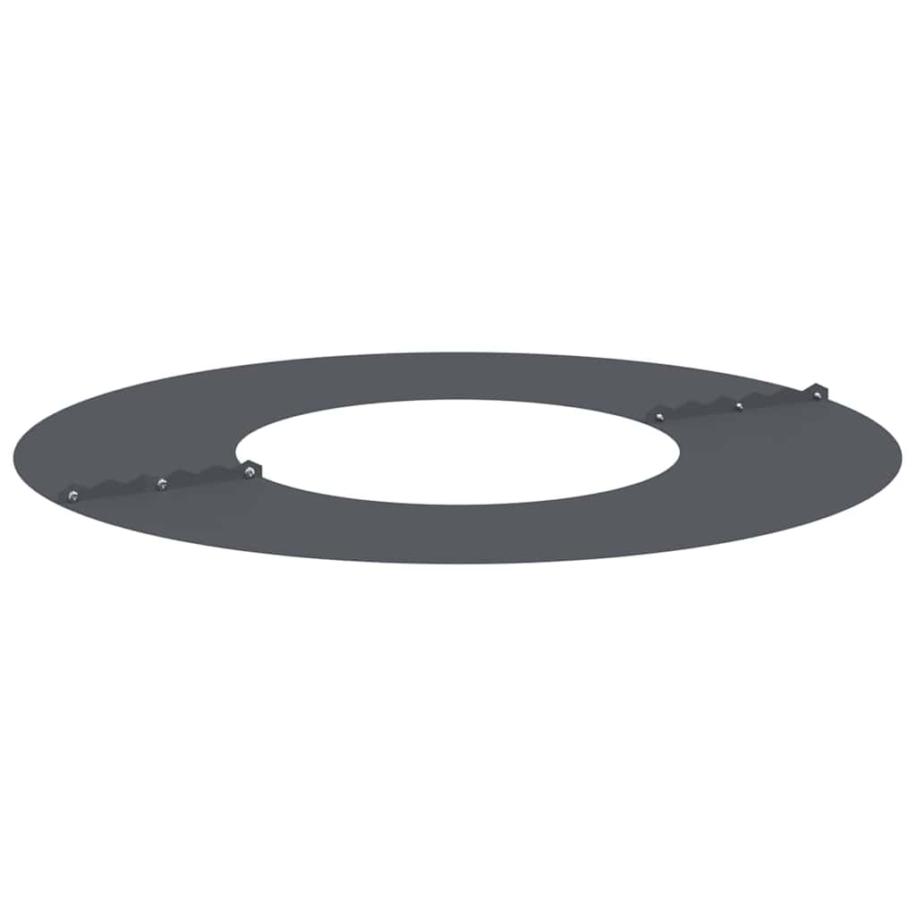 Flat Tree Rings 5 pcs Anthracite Ø30 / 60 cm Steel