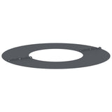 Flat Tree Rings 5 pcs Anthracite Ø30 / 60 cm Steel
