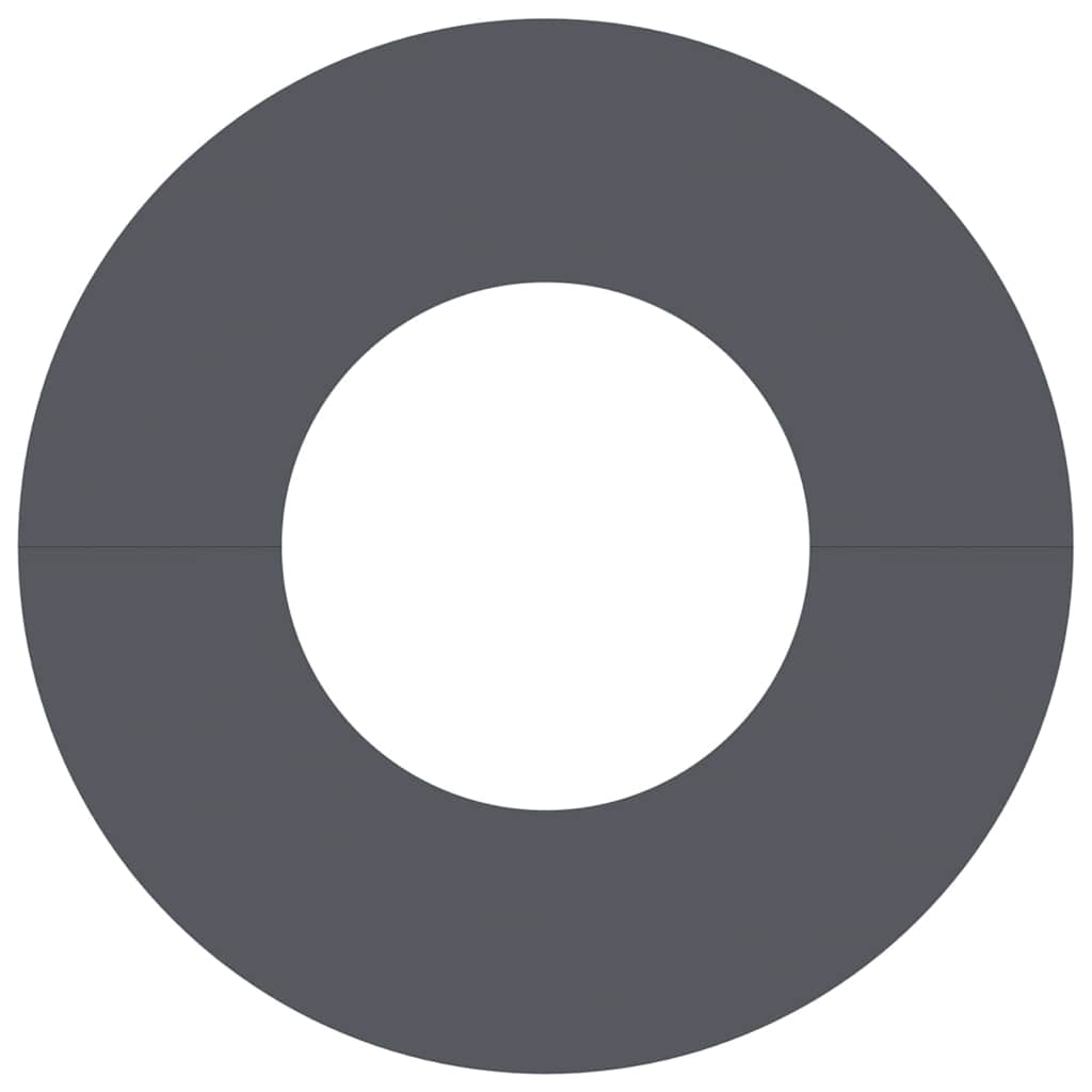 Flat Tree Rings 5 pcs Anthracite Ø30 / 60 cm Steel