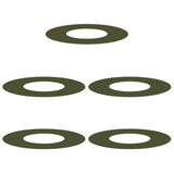 Flat Tree Rings 5 pcs Olive green Ø30 / 60 cm Steel