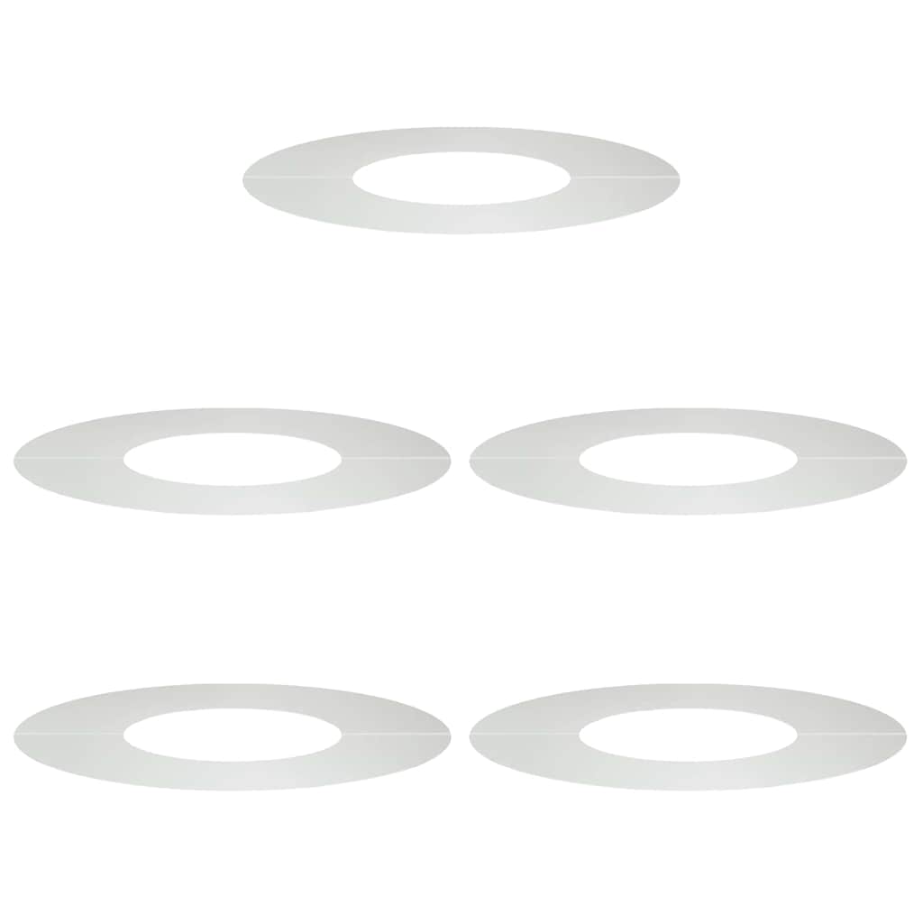 Flat Tree Rings 5 pcs Silver Ø30 / 60 cm Galvanised steel