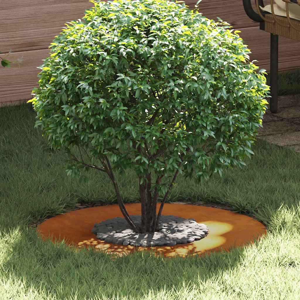 Flat Tree Ring Brown Ø30 / 60 cm Weathering steel