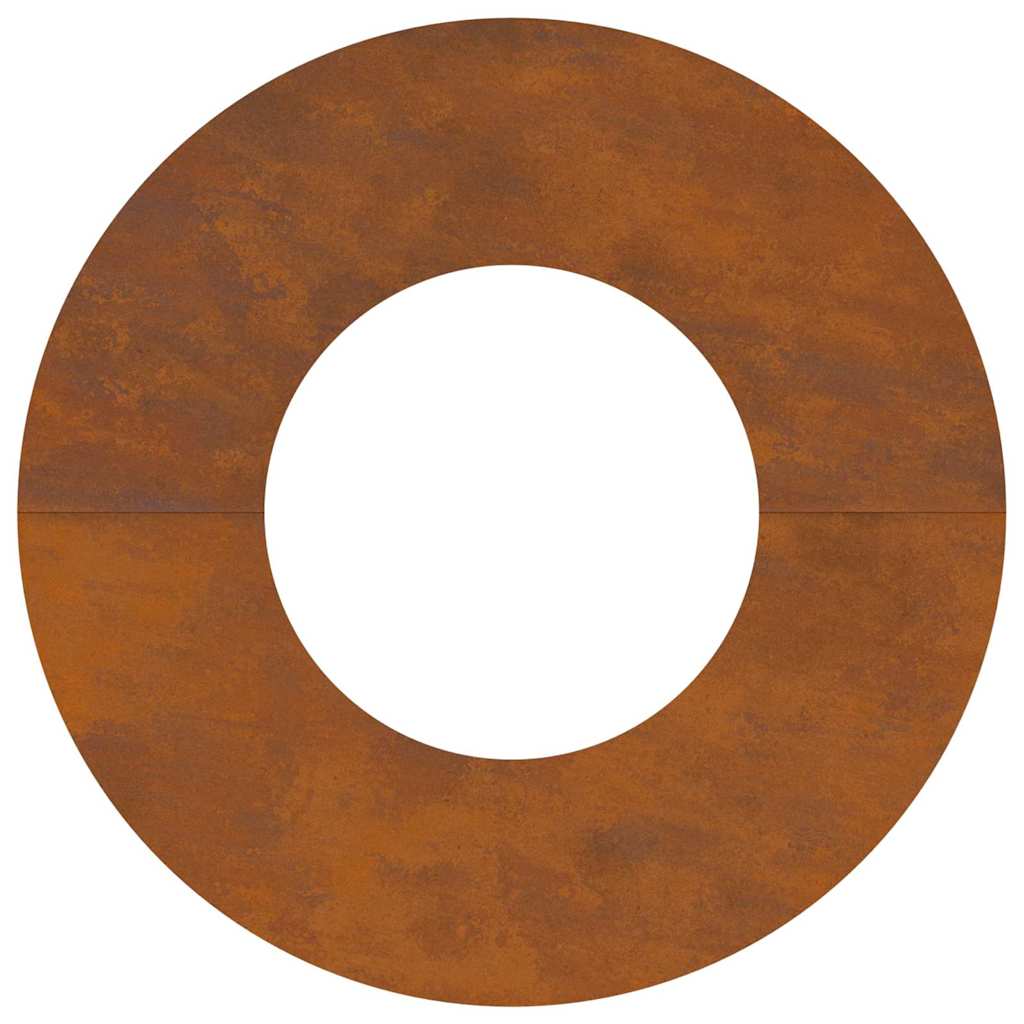 Flat Tree Ring Brown Ø30 / 60 cm Weathering steel