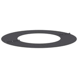 Flat Tree Rings 5 pcs Black Ø40 / 70 cm Steel