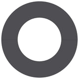 Flat Tree Rings 5 pcs Black Ø40 / 70 cm Steel