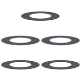 Flat Tree Rings 5 pcs Anthracite Ø40 / 70 cm Steel