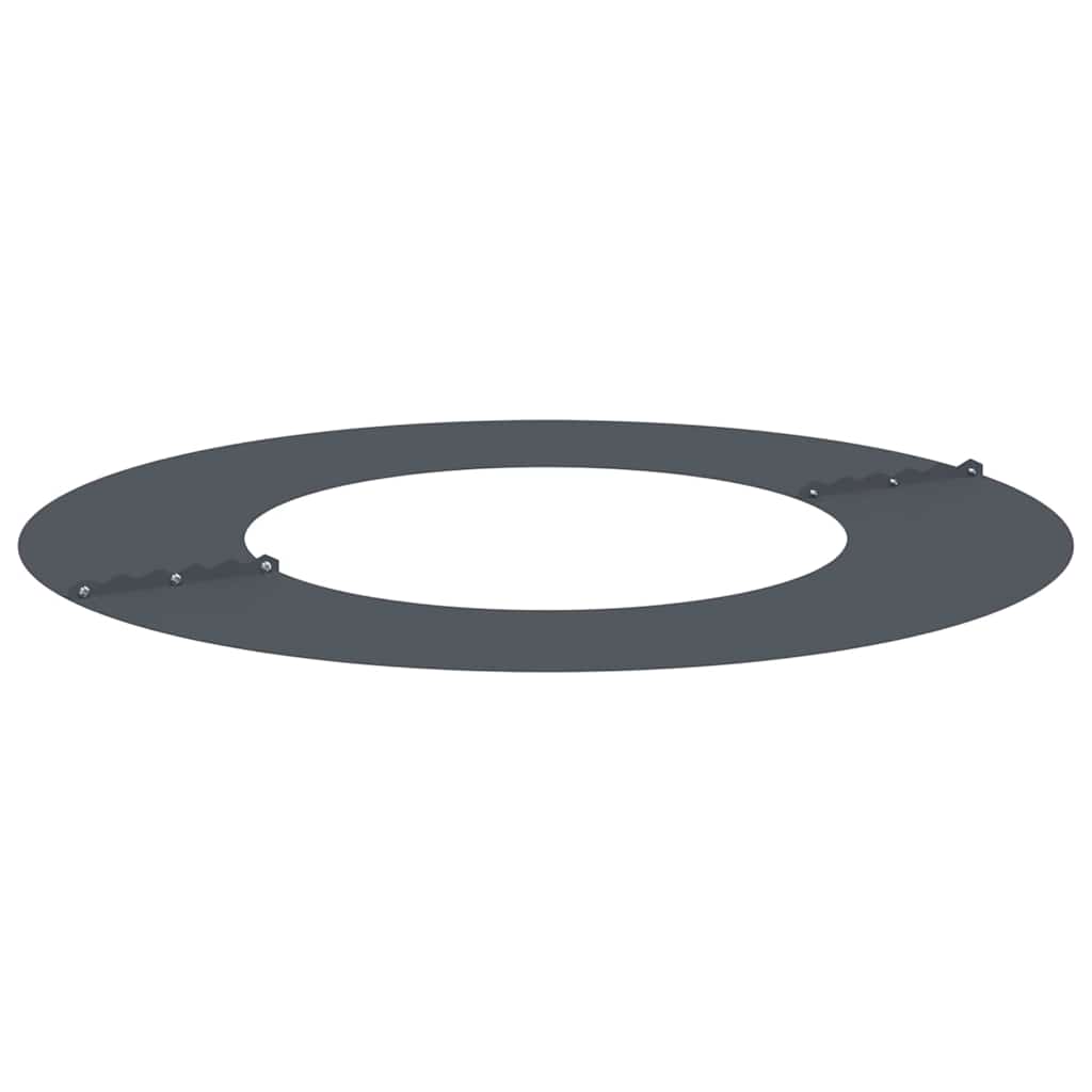 Flat Tree Rings 5 pcs Anthracite Ø40 / 70 cm Steel