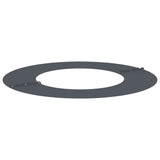 Flat Tree Rings 5 pcs Anthracite Ø40 / 70 cm Steel