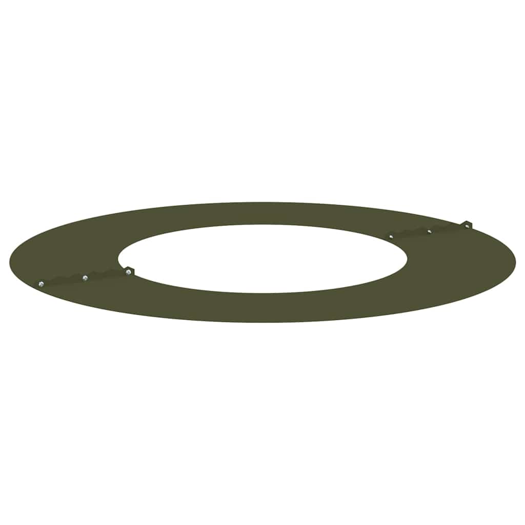 Flat Tree Rings 5 pcs Olive green Ø40 / 70 cm Steel