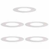 Flat Tree Rings 5 pcs Silver Ø40 / 70 cm Stainless steel