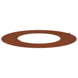 suitable for Flat Tree Ring Brown Ã˜40 / 70 cm Weathering Steel