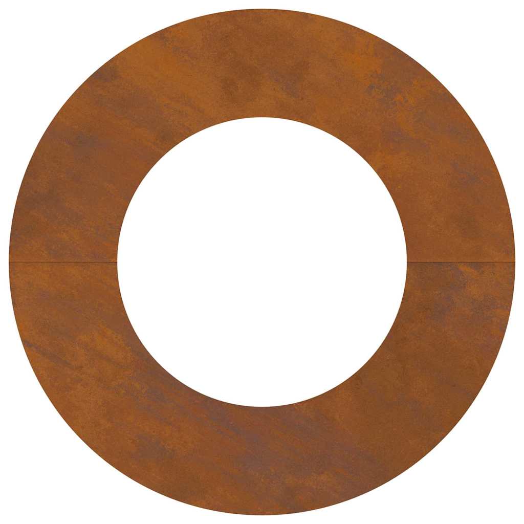 Flat Tree Ring Brown Ø40 / 70 cm Weathering steel