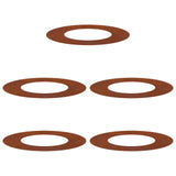 suitable for Flat Tree Rings 5 pcs Brown Ã˜40 / 70 cm