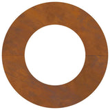 Flat Tree Rings 5 pcs Brown Ø40 / 70 cm Weathering steel