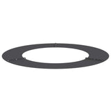 Flat Tree Rings 5 pcs Black Ø50 / 80 cm Steel
