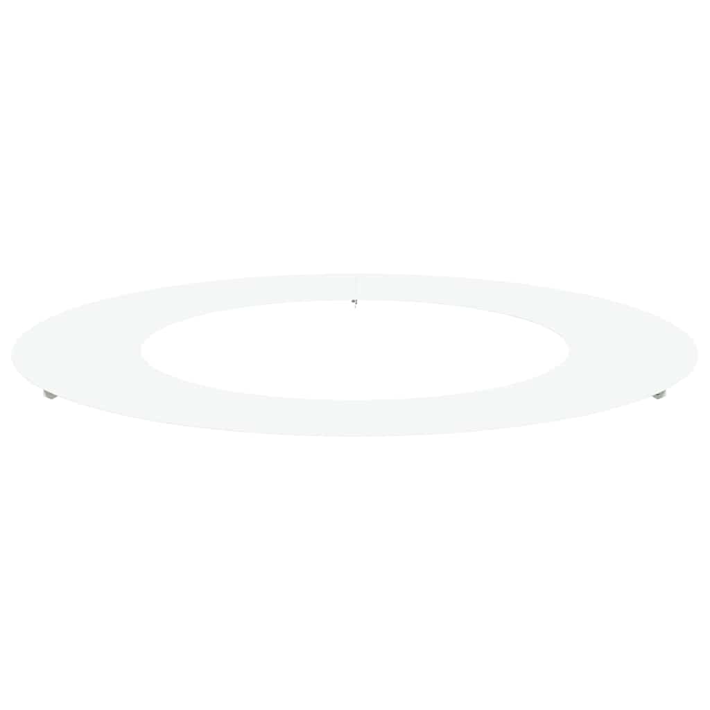 Flat Tree Ring White Ø50 / 80 cm Steel