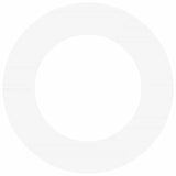Flat Tree Ring White Ø50 / 80 cm Steel