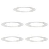 Flat Tree Rings 5 pcs Silver Ø50 / 80 cm Stainless steel