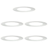 Flat Tree Rings 5 pcs Silver Ø50 / 80 cm Galvanised steel