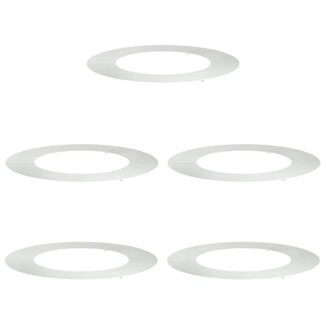 Flat Tree Rings 5 pcs Silver Ø50 / 80 cm Galvanised steel