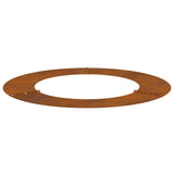 Flat Tree Ring Brown Ø50 / 80 cm Weathering steel