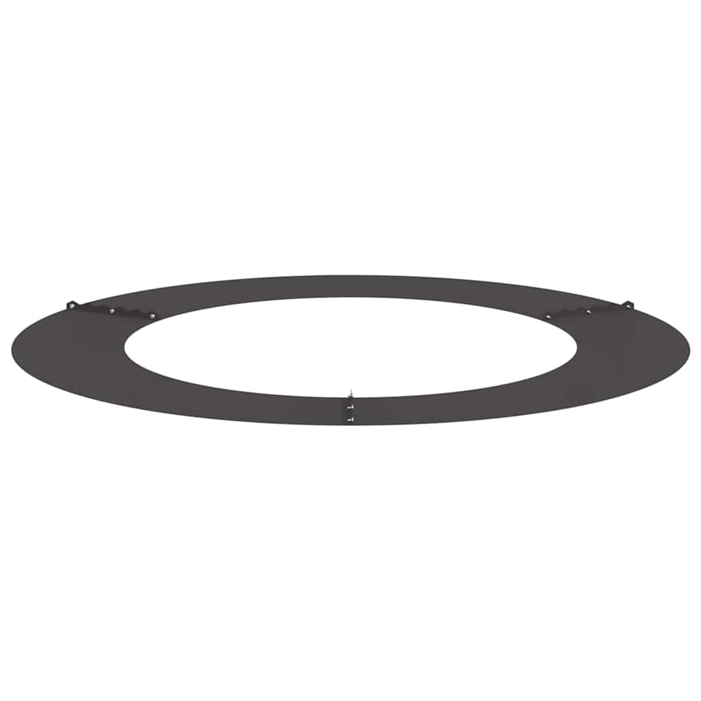 Flat Tree Rings 5 pcs Black Ø60 / 90 cm Steel