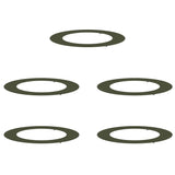 Flat Tree Rings 5 pcs Olive green Ø60 / 90 cm Steel