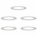 Flat Tree Rings 5 pcs Silver Ø60 / 90 cm Stainless steel