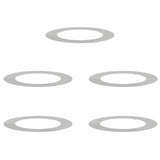 Flat Tree Rings 5 pcs Silver Ø60 / 90 cm Galvanised steel