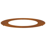 Flat Tree Ring Brown Ø60 / 90 cm Weathering steel