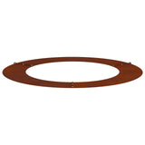 suitable for Flat Tree Ring Brown Ã˜60 / 90 cm Weathering Steel