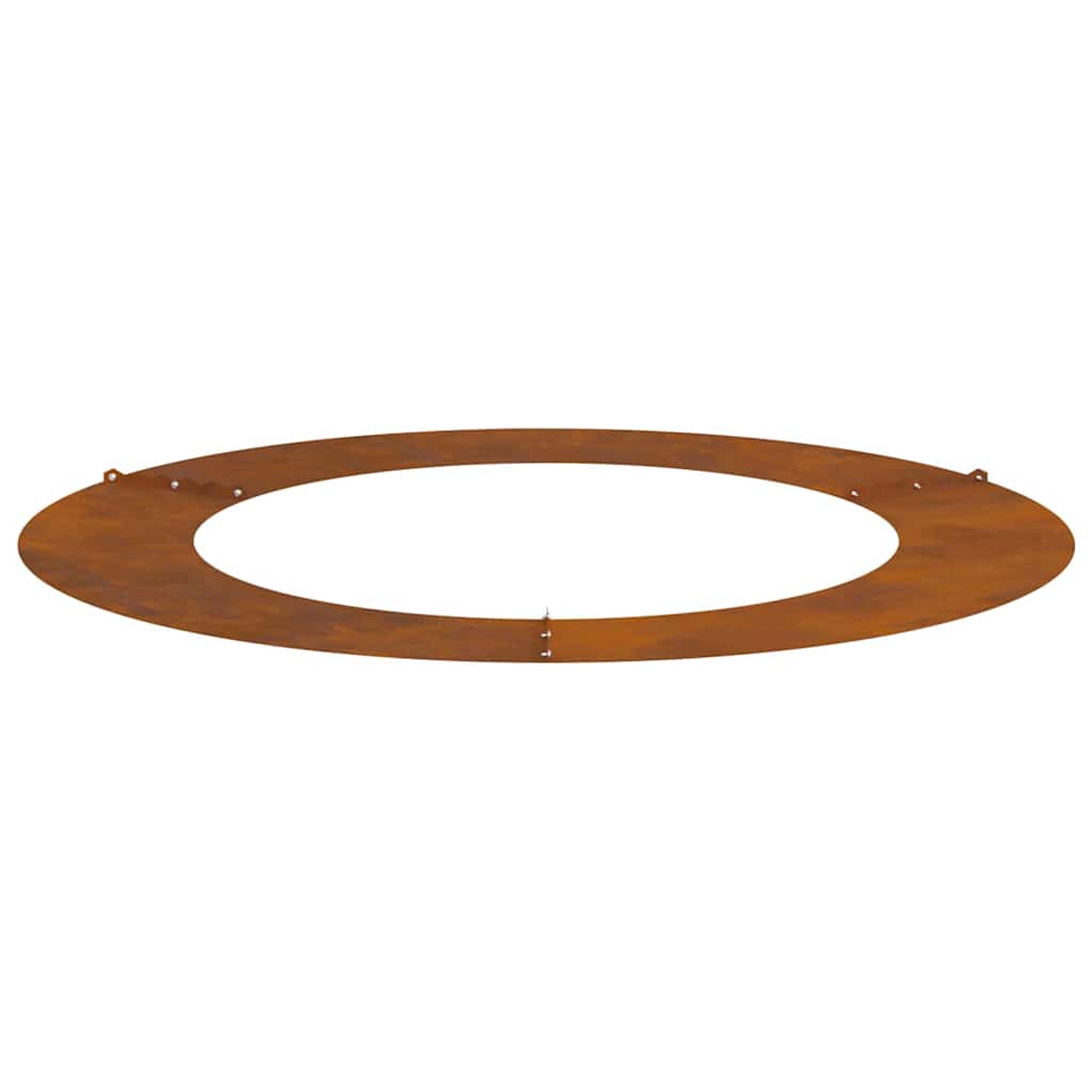 Flat Tree Rings 5 pcs Brown Ø60 / 90 cm Weathering steel