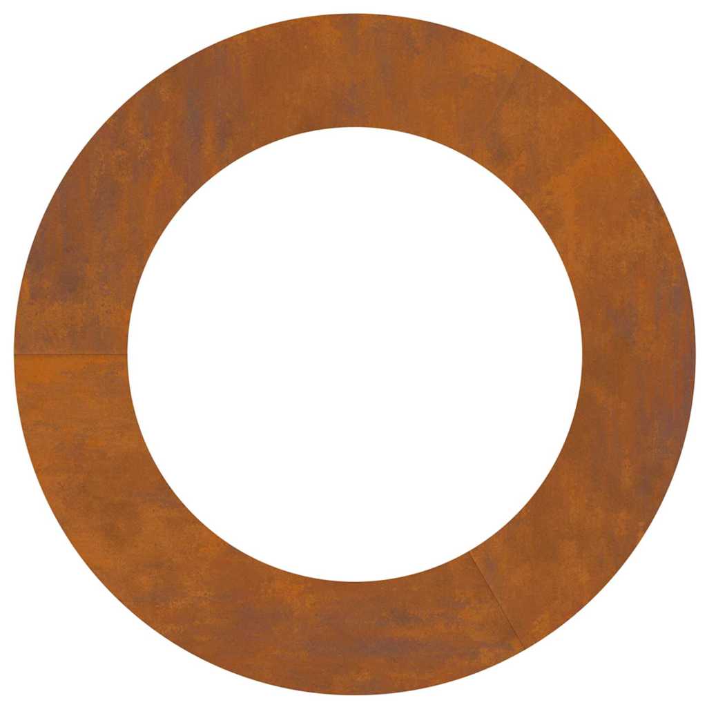 Flat Tree Rings 5 pcs Brown Ø60 / 90 cm Weathering steel