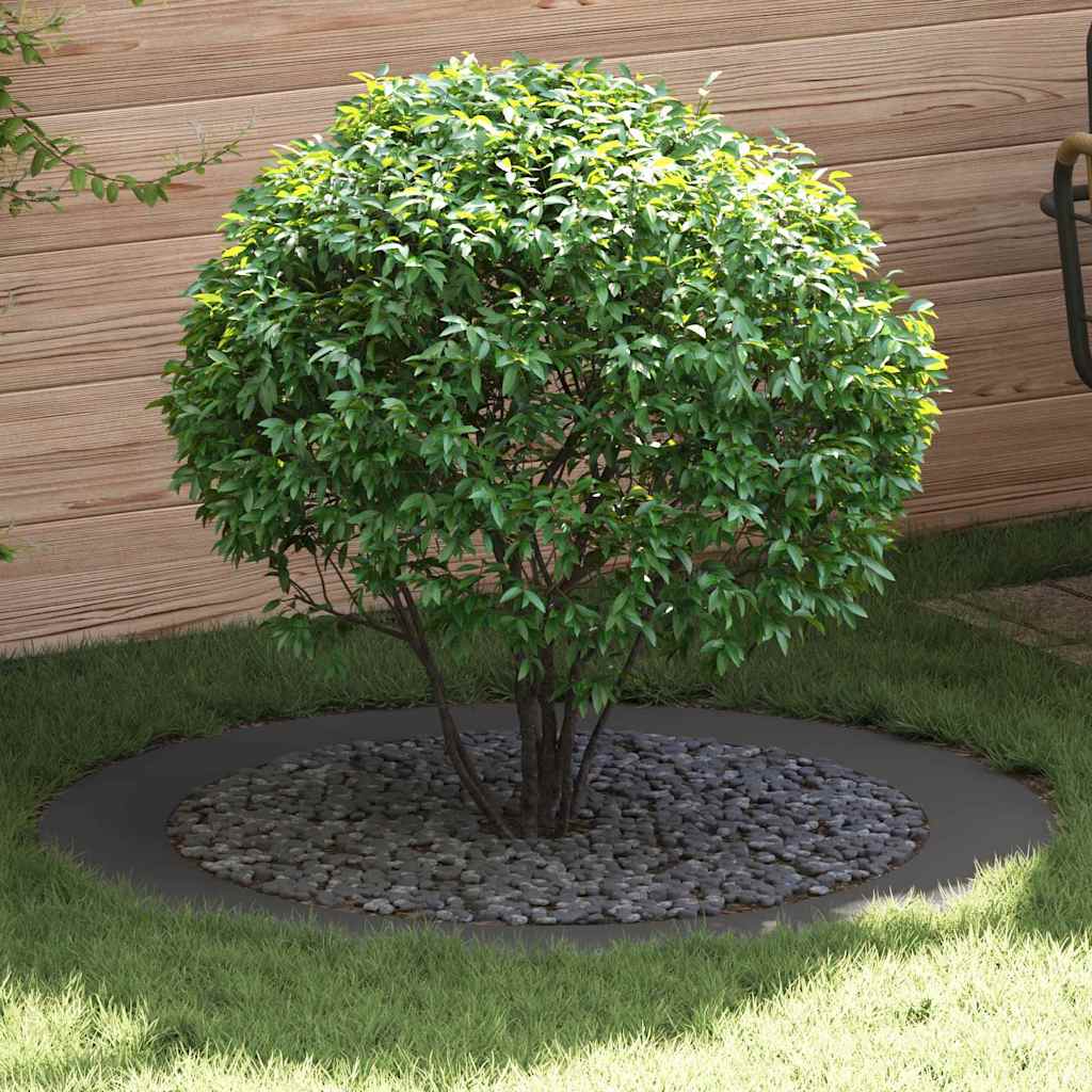 Flat Tree Ring Black Ø90 / 120 cm Steel
