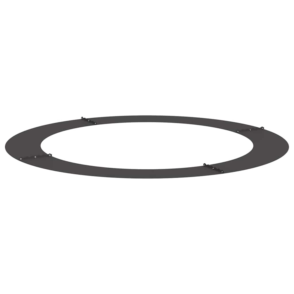 Flat Tree Ring Black Ø90 / 120 cm Steel
