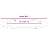 Flat Tree Ring Black Ø90 / 120 cm Steel