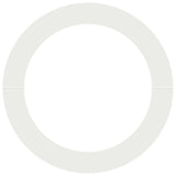 Flat Tree Rings 5 pcs White Ø90 / 120 cm Steel