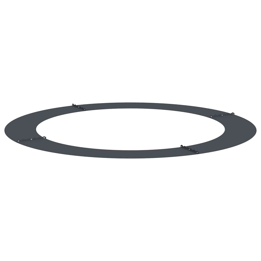 Flat Tree Rings 5 pcs Anthracite Ø90 / 120 cm Steel