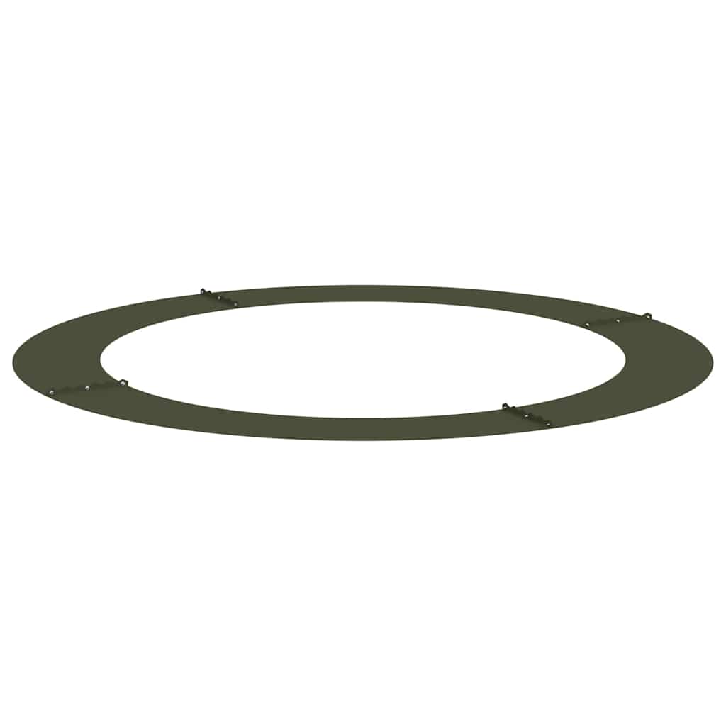 Flat Tree Rings 5 pcs Olive green Ø90 / 120 cm Steel