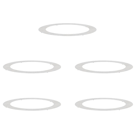 Flat Tree Rings 5 pcs Silver Ø90 / 120 cm Stainless steel