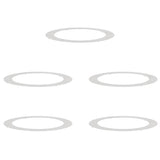 Flat Tree Rings 5 pcs Silver Ø90 / 120 cm Stainless steel