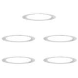 Flat Tree Rings 5 pcs Silver Ø90 / 120 cm Galvanised steel