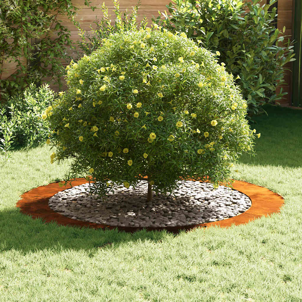 Flat Tree Ring Brown Ø90 / 120 cm Weathering steel