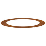Flat Tree Ring Brown Ø90 / 120 cm Weathering steel