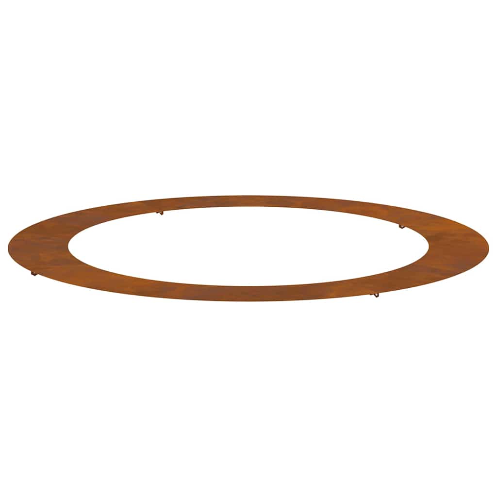 Flat Tree Ring Brown Ø90 / 120 cm Weathering steel