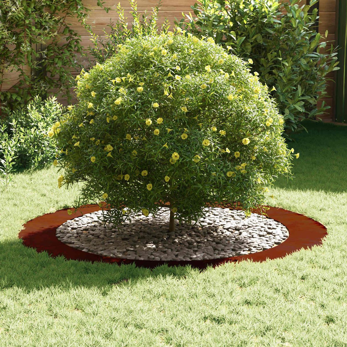 suitable for Flat Tree Rings 5 pcs Brown Ã˜90 / 120 cm