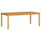 Garden Dining Set 7 pcs Brown Solid acacia wood